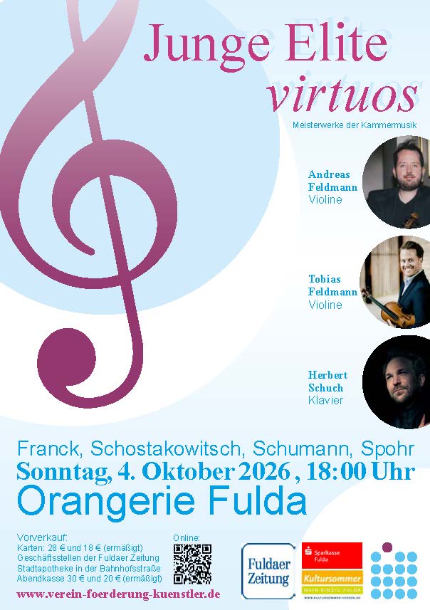 Konzert, Sonntag, 04.10.2026 Orangerie Fulda